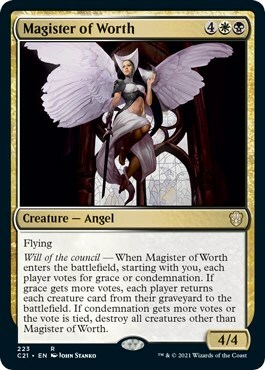 Magister of Worth Card Front