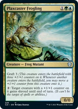 Plaxcaster Frogling Card Front