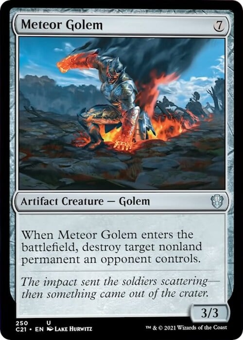 Golem Meteora Card Front