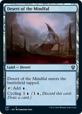 Desert of the Mindful Card Front