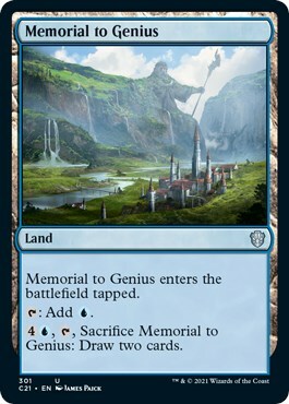 Memorial to Genius Card Front