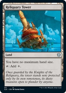 Reliquary Tower Card Front