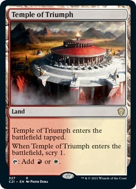 Tempio del Trionfo Card Front