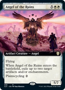 Angel of the Ruins Card Front