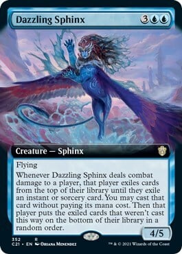 Dazzling Sphinx Card Front