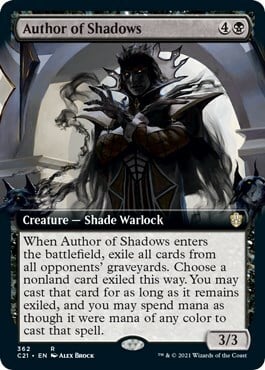 Author of Shadows Card Front