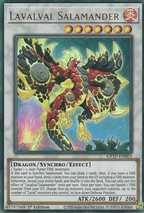 Lavalval Salamander Card Front