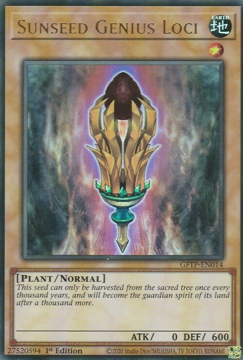 Sunseed Genius Loci Card Front