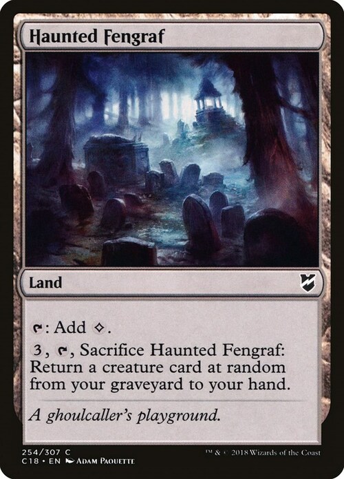Haunted Fengraf Card Front
