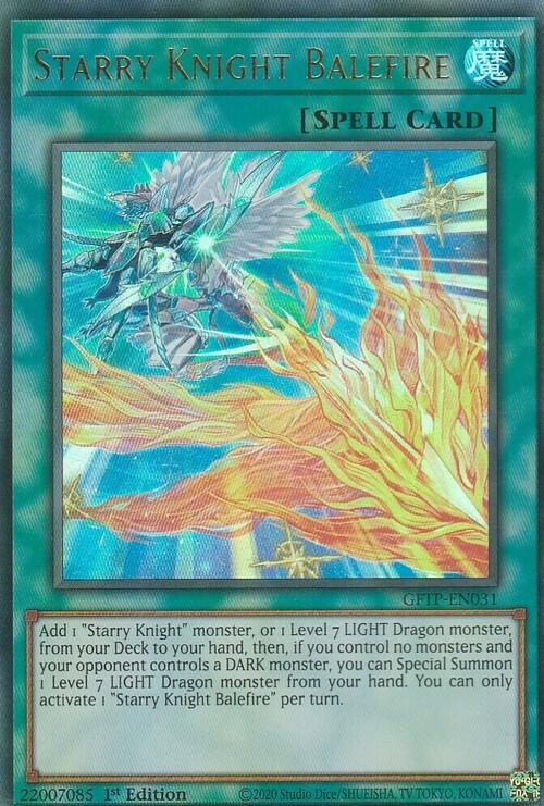 Starry Knight Balefire Card Front