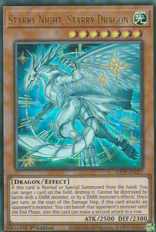 Starry Night, Starry Dragon Card Front