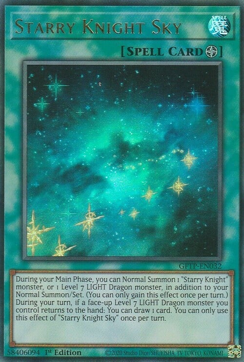 Starry Knight Sky Card Front