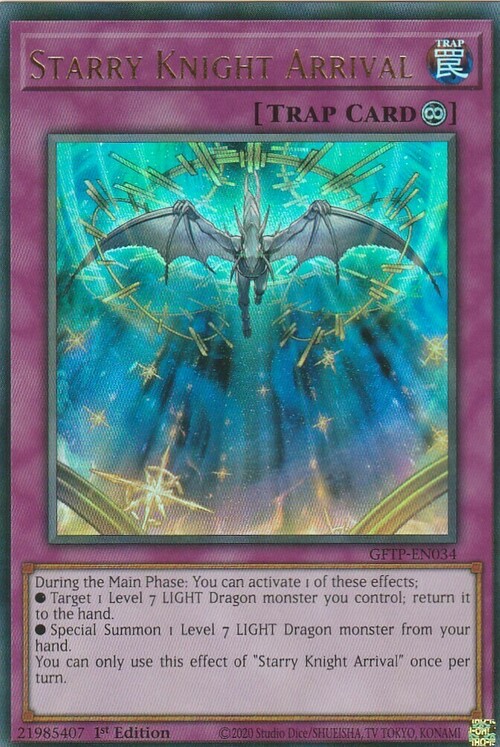 Arrivo Cavaliere Stellato Card Front