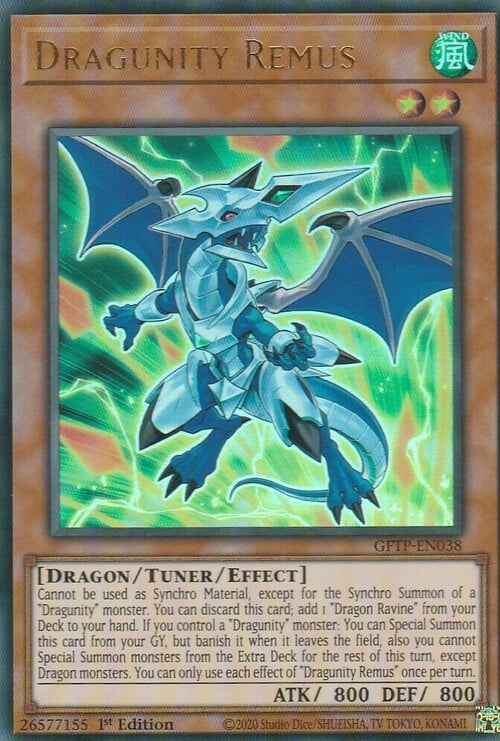 Dragunity Remus Card Front