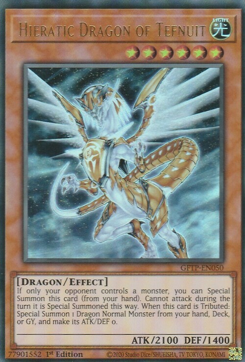 Drago Ieratico di Tefnuit Card Front