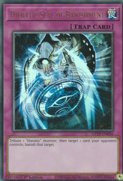 Hieratic Seal of Banishment Card Front