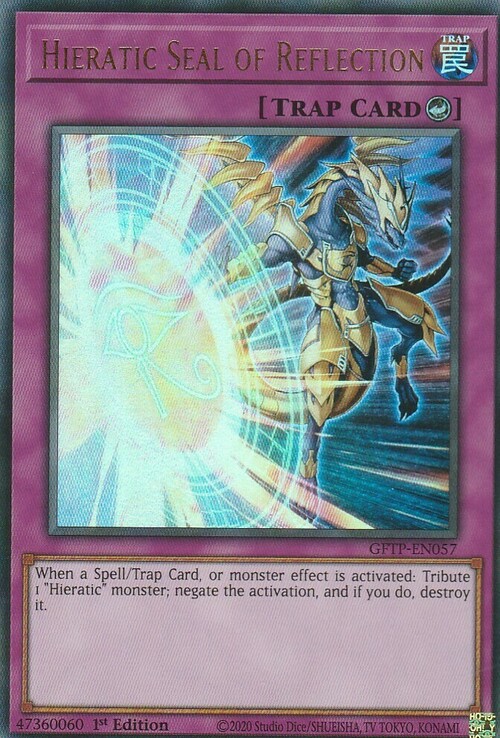 Hieratic Seal of Reflection Card Front