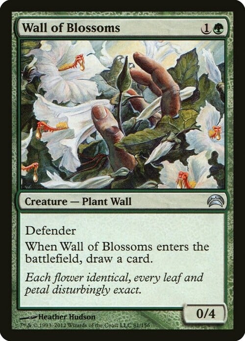 Wall of Blossoms Card Front