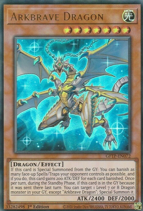 Arkbrave Dragon Card Front