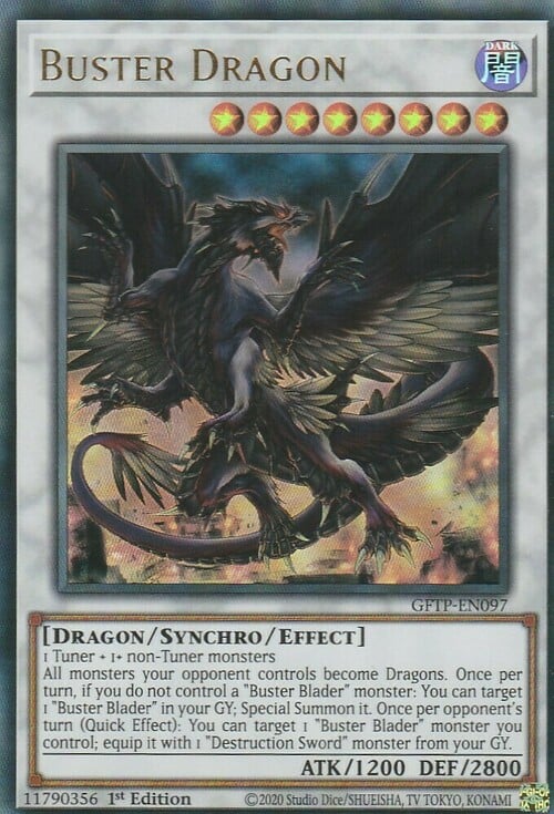 Buster Dragon Card Front