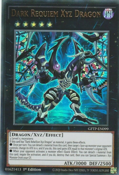 Dark Requiem Xyz Dragon Card Front