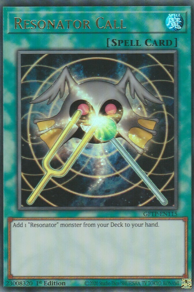 Resonator Call Ghosts From the Past YuGiOh! CardTrader