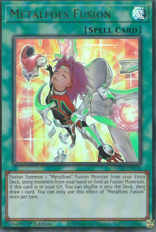 Metalfoes Fusion Card Front