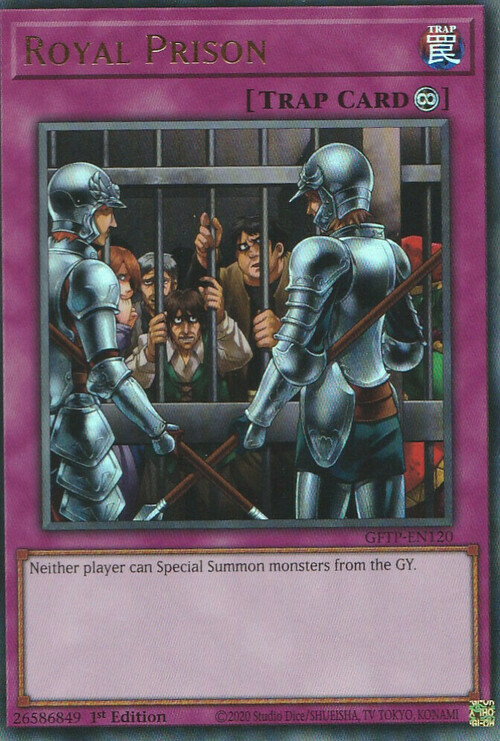 Royal Prison Card Front