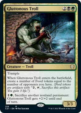 Gluttonous Troll Card Front