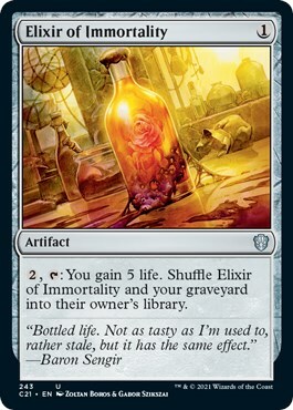 Elixir of Immortality Card Front