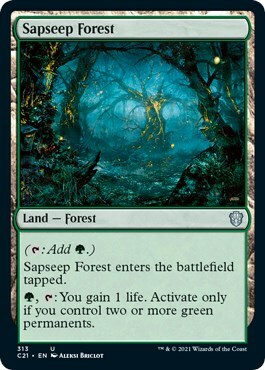 Sapseep Forest Card Front