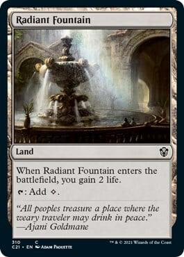 Radiant Fountain Card Front