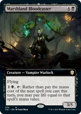 Marshland Bloodcaster Card Front