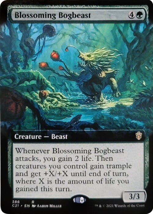 Blossoming Bogbeast Card Front