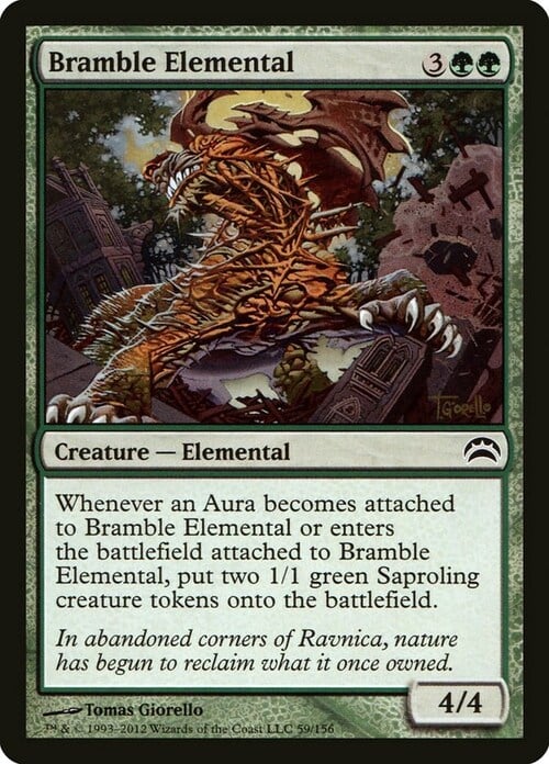 Bramble Elemental Card Front