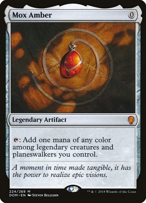 Mox Amber Card Front