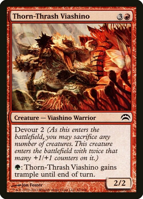Thorn-Thrash Viashino Card Front