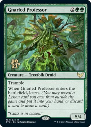 Gnarled Professor Card Front