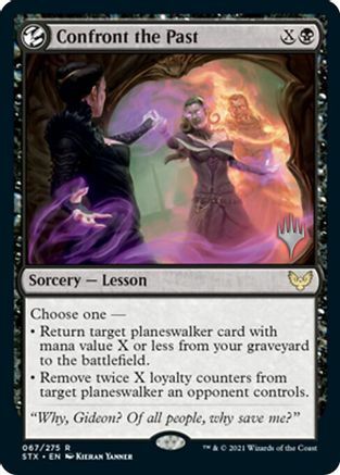 Confront the Past Card Front