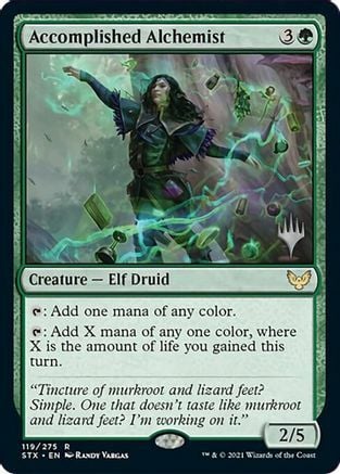 Accomplished Alchemist Card Front
