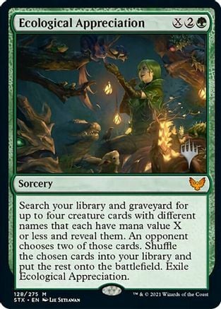 Ecological Appreciation Card Front