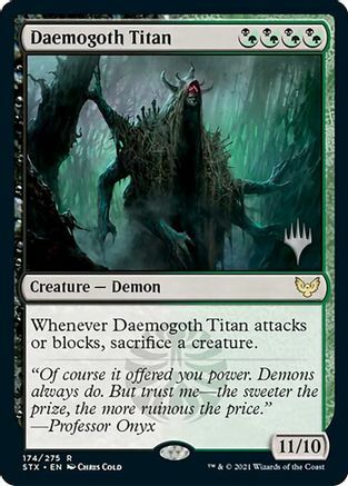 Daemogoth Titano Card Front