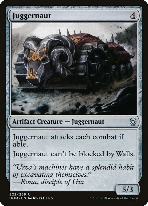 Juggernaut Card Front