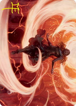 Art Series: Crackle with Power Card Front