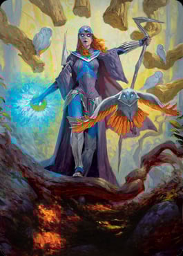 Art Series: Kasmina, Enigma Sage Card Front