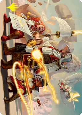 Art Series: Lorehold Command Card Front