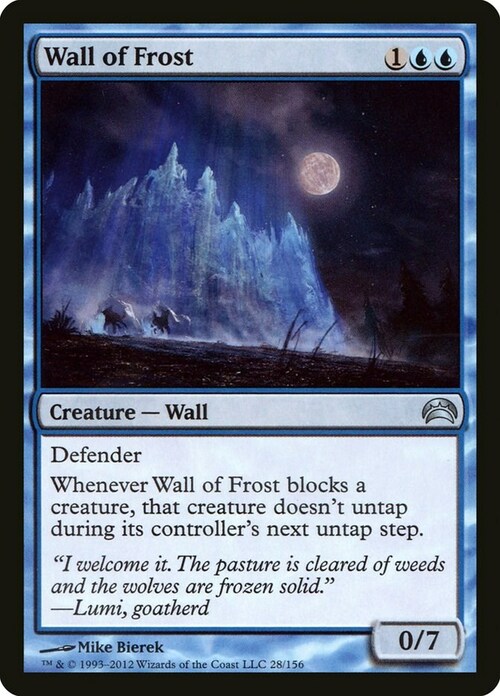 Wall of Frost Card Front