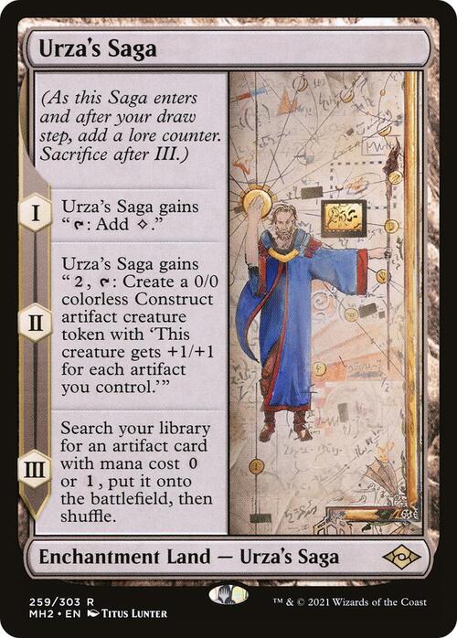 Urza's Saga Card Front