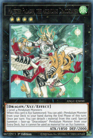 Majester Paladin, the Ascending Dracoslayer Card Front