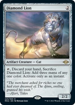 Diamond Lion Card Front
